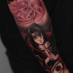 Oni Tattoo - @Looneyneedle
Itachi from Naruto