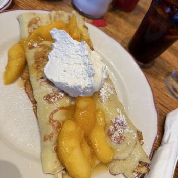 The Original Pancake House - Peach crepes - Breakfast & Brunch Near Me - St. Louis, Missouri The Original Pancake House - Peach crepes - Breakfast & Brunch Near Me - St. Louis, Missouri