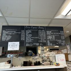 Ellie's Espresso & Bakery - Menu as of August 2025