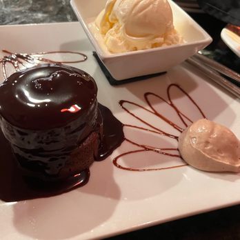 Amber Lantern Restaurant - Molten Chocolate Cake with vanilla ice - Seafood Near Me - Chesapeake, Virginia Amber Lantern Restaurant - Molten Chocolate Cake with vanilla ice - Seafood Near Me - Chesapeake, Virginia