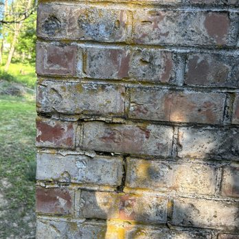 Five Star Chimney Repair - Before of chimney - Masonry/Concrete Near Me