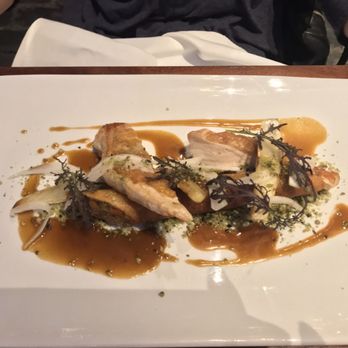 Ubiquitous Chip - Absolutely amazing, so perfect: truffle and hazelnut cod. I could eat this every meal. - Bars Near Me - Glasgow, GLG Ubiquitous Chip - Absolutely amazing, so perfect: truffle and hazelnut cod. I could eat this every meal. - Bars Near Me - Glasgow, GLG
