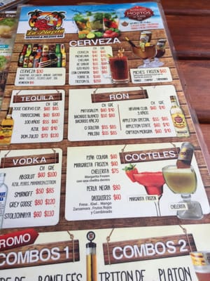 Menu photo 1 La Playita Cancún, ROO Menu photo 1 La Playita Cancún, ROO