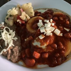 Acua Baja Bar & Mar - Spanish Eggs with Goat Cheese $11