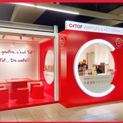 C-Tof - Ze place to be dans la station Roodebeek pour une gaufre, les croissants le matin, une soupe ou des pâtes le midi, et des boissons Tof!