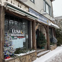 Exterior outside entrance of Luna Restaurant - Outside - Lake Placid, New York Exterior outside entrance of Luna Restaurant - Outside - Lake Placid, New York
