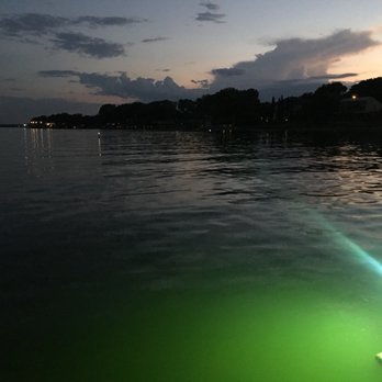 Lake Country Marina - Night view from the dock. - Marinas Near Me - Fort Worth, Texas