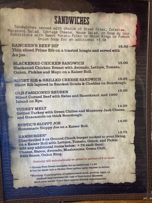 Menu photo 1 Gabby's Rustic Eats Chino Valley, AZ Menu photo 1 Gabby's Rustic Eats Chino Valley, AZ