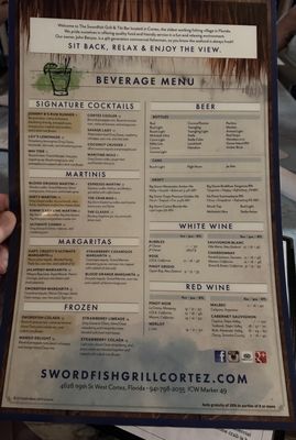 Menu photo 6 Swordfish Grill & Tiki bar Cortez, FL Menu photo 6 Swordfish Grill & Tiki bar Cortez, FL