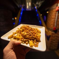 Maudite Poutine - Apple Pie Poutine on its way to someone's belly!