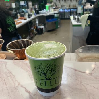 Tellus Coffee - Matcha Latte - Coffee Roasteries Near Me - Walnut Creek, California