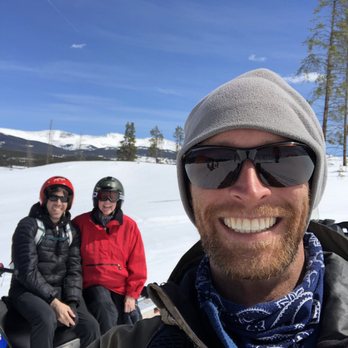 White Mountain Snowmobile Tours - Our awesome tour guide photobombed our photo . - Tours Near Me - Leadville, Colorado