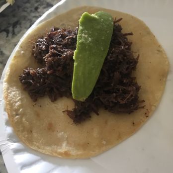 Trevino's Barbacoa - a beef taco on a paper plate - Tex-Mex Near Me - San Antonio, Texas Trevino's Barbacoa - a beef taco on a paper plate - Tex-Mex Near Me - San Antonio, Texas