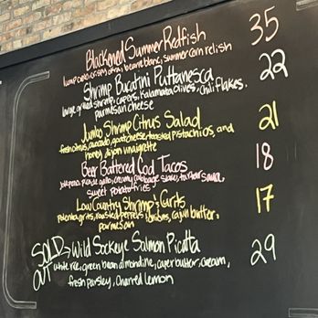 Fish City Grill - Popular chalkboard with daily specials - Seafood Near Me - San Antonio, Texas Fish City Grill - Popular chalkboard with daily specials - Seafood Near Me - San Antonio, Texas
