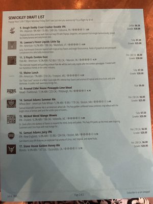 Menu photo 4 Caliente Pizza and Draft House Sewickley, PA
