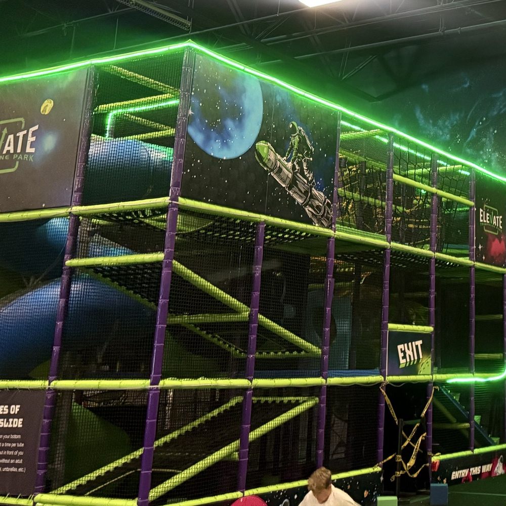 Elevate Trampoline Park - Broken/unrepaired attractions. No warning of these non usable areas at ticket purchase. Crowded since so many areas are non functioning. - Trampoline Parks Near Me - Queen Creek, Arizona Elevate Trampoline Park - Broken/unrepaired attractions. No warning of these non usable areas at ticket purchase. Crowded since so many areas are non functioning. - Trampoline Parks Near Me - Queen Creek, Arizona