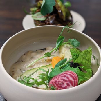 Rose's at Home - a bowl of soup and a salad - Caterers Near Me Rose's at Home - a bowl of soup and a salad - Caterers Near Me