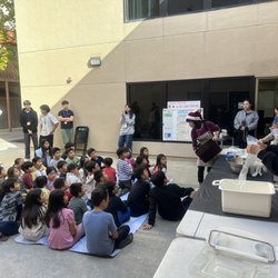 Korean Institute Of Southern California - Kimchi day. Kids got to experience making kimchi outside and eat some also.