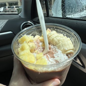 Tru Nature Juice Bar - Large Caribbean Passion Bowl w/ no strawberry + no honey/agave - Juice Bars & Smoothies Near Me - Ocoee, Florida Tru Nature Juice Bar - Large Caribbean Passion Bowl w/ no strawberry + no honey/agave - Juice Bars & Smoothies Near Me - Ocoee, Florida