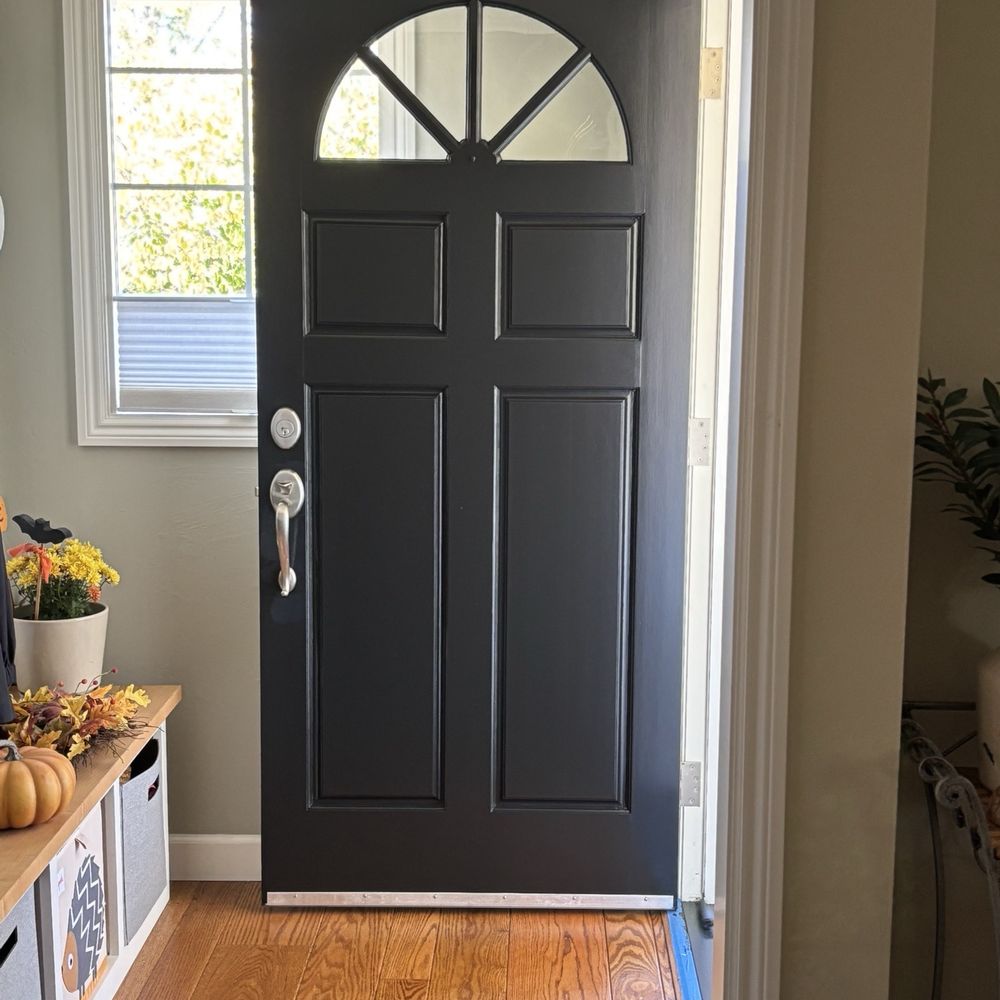 Unique Painting Services - Front door not quite dry - Painters Near Me - Novato , California Unique Painting Services - Front door not quite dry - Painters Near Me - Novato , California