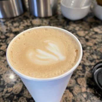 Sky Tea - A barista showed my mom's latte some love - Coffee & Tea Near Me - Denver, Colorado