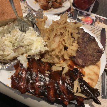 Dallas BBQ - Jamaica - Steak ribs shrimp combo - Barbeque Near Me - Jamaica, New York Dallas BBQ - Jamaica - Steak ribs shrimp combo - Barbeque Near Me - Jamaica, New York