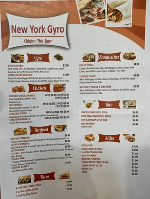 Menu photo 2 New York Gyro Marion, IA