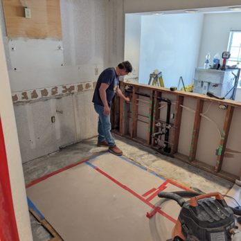 Reasonable Remodels - Time for some rough plumbing and drop that pony wall to 34 inches! - General Contractors Near Me