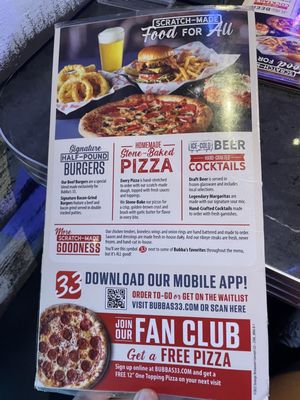 Menu photo 1 Bubba's 33 Brownsville, TX Menu photo 1 Bubba's 33 Brownsville, TX