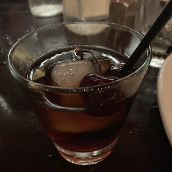 Weber Grill Restaurant - Rob Roy with a whiskey stone - Barbeque Near Me - Chicago, Illinois