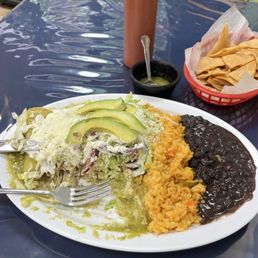 Enchiladas verdes
