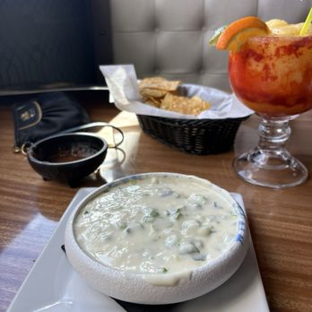 Mexizol Rincon De Mexico - Added jalapeño to queso and still tasted bland.. complimentary chips & salsa was good. Menu is pricey - New Mexican Cuisine Near Me - Johnston, Rhode Island Mexizol Rincon De Mexico - Added jalapeño to queso and still tasted bland.. complimentary chips & salsa was good. Menu is pricey - New Mexican Cuisine Near Me - Johnston, Rhode Island
