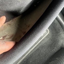 Freedom Chrysler Dodge Jeep Ram of Lexington - Behind passenger seat, apparently after "fully detailed"