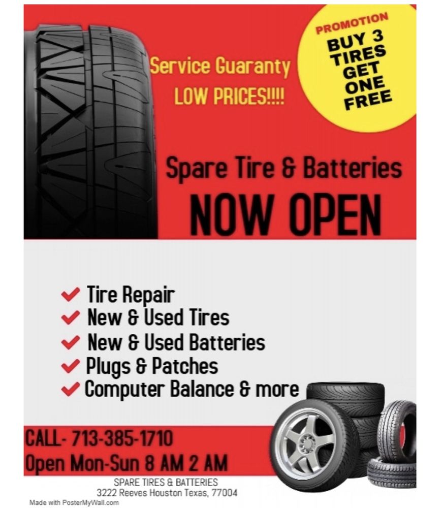 Spare Tires & Batteries