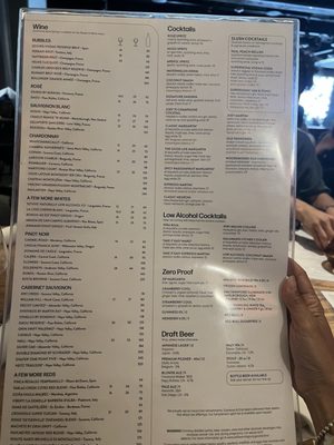 Menu photo 5 Joey La Jolla San Diego, CA