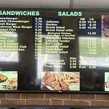 Nick's Sub Shop & Grill - Menu board 2 of 3 - Greek Near Me - Thomasville, North Carolina Nick's Sub Shop & Grill - Menu board 2 of 3 - Greek Near Me - Thomasville, North Carolina