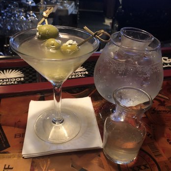 Highland Tap - Dirty Kettle One Martini with Blue Cheese stuffed olives - Steakhouses Near Me - Atlanta, Georgia Highland Tap - Dirty Kettle One Martini with Blue Cheese stuffed olives - Steakhouses Near Me - Atlanta, Georgia