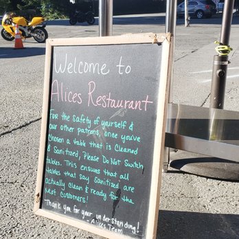 Alice's Restaurant - I love Alices - Diners Near Me - Woodside, California