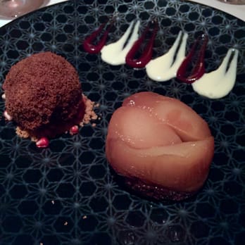 Gary Danko - Roasted Pear over Gingerbread with Nutmeg Ice Cream - New American Near Me - San Francisco, California