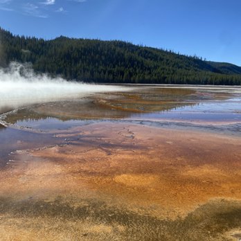 Grand Prismatic Spring - View from the boardwalk - Landmarks & Historical Buildings Near Me Grand Prismatic Spring - View from the boardwalk - Landmarks & Historical Buildings Near Me