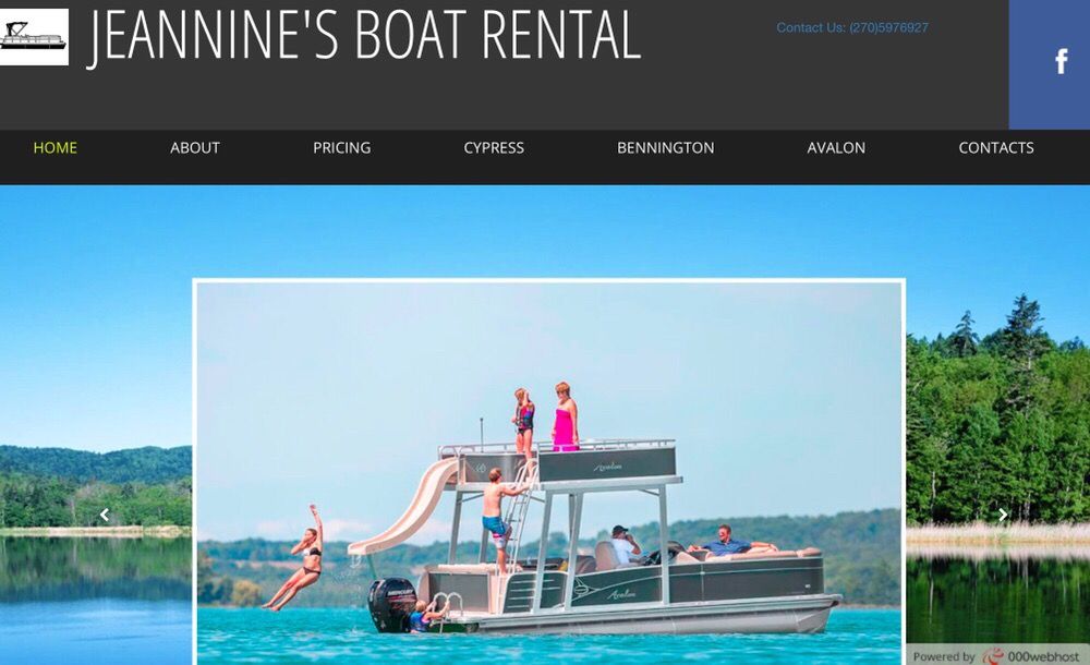 Jeannine's Boat Rental Logo