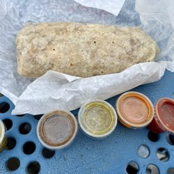 My huge breakfast burrito.