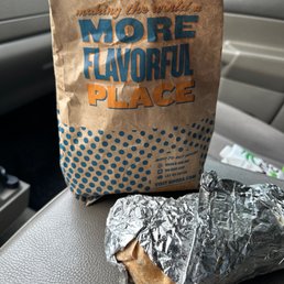 Poorly wrapped, shows that the employees do not care about how food is presented to the customer!! Poorly wrapped, shows that the employees do not care about how food is presented to the customer!!