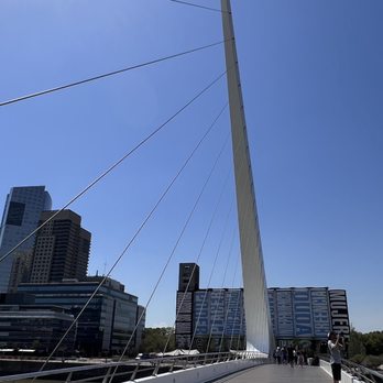 Puente de la Mujer - Walk across the Women's Bridge - Landmarks & Historical Buildings Near Me - Buenos Aires, C