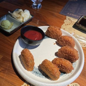 Chomp Rockin' Sushi - Veggie croquettes - Sushi Bars Near Me - Fullerton, California Chomp Rockin' Sushi - Veggie croquettes - Sushi Bars Near Me - Fullerton, California