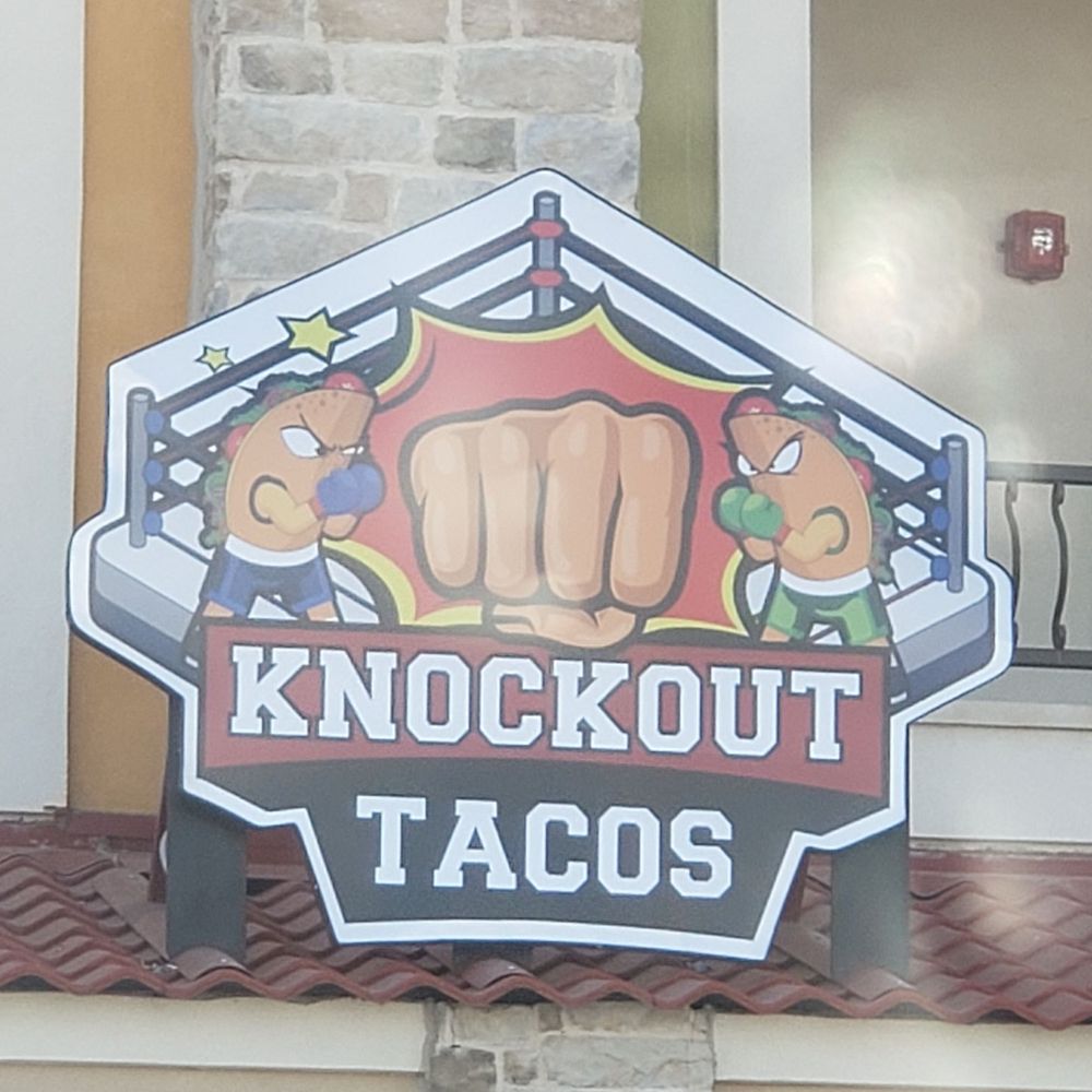 Knockout Tacos - Sign - Mexican Near Me - Irving, Texas Knockout Tacos - Sign - Mexican Near Me - Irving, Texas
