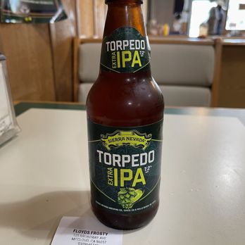 Floyd's Frosty - Torpedo IPA - American Near Me - McCloud, California Floyd's Frosty - Torpedo IPA - American Near Me - McCloud, California
