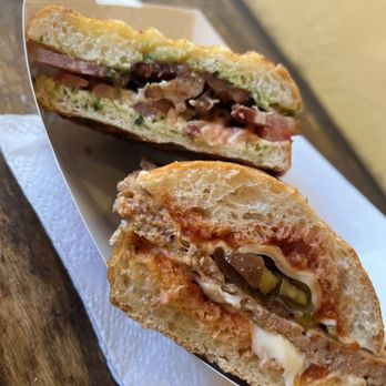 Modigliani Cafe - Bacon sandwich and Sausage sandwich - Sandwiches Near Me - Oakland, California Modigliani Cafe - Bacon sandwich and Sausage sandwich - Sandwiches Near Me - Oakland, California
