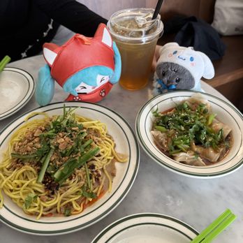 Liu’s Cafe - sesame cold noodles w/ chili crisp, spicy wontons, roasted oolong iced tea - Cafes Near Me - Los Angeles, California Liu’s Cafe - sesame cold noodles w/ chili crisp, spicy wontons, roasted oolong iced tea - Cafes Near Me - Los Angeles, California