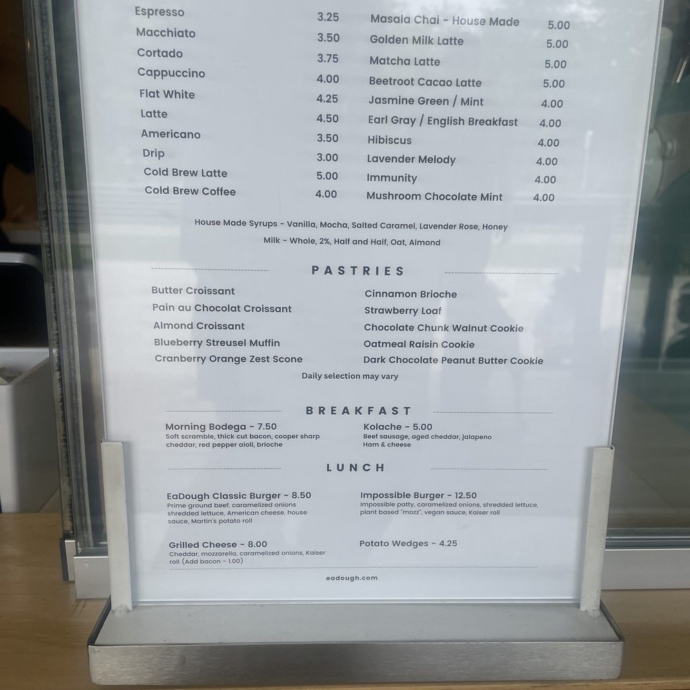 EaDough - Menu - Bakeries Near Me - Houston, Texas EaDough - Menu - Bakeries Near Me - Houston, Texas